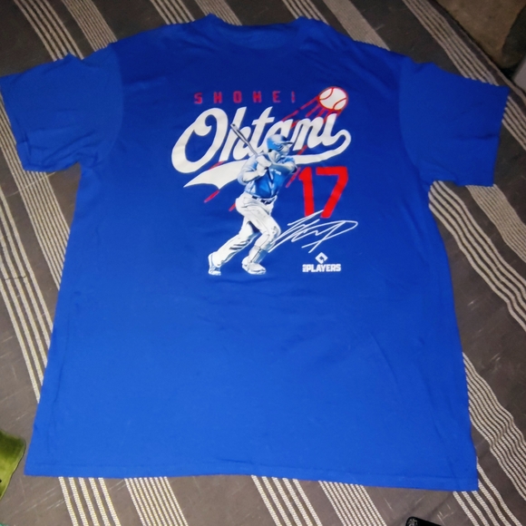 NBA Shohei Ohtani Blue Tee - Picture 3 of 6